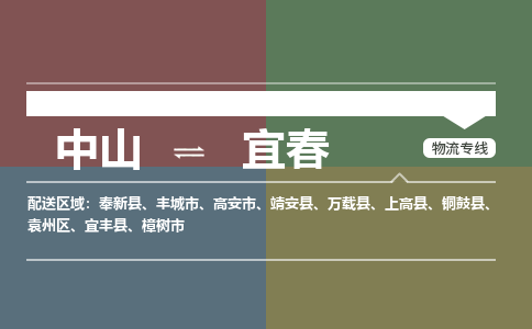 中山发往宜春宜丰县的专线公司-中山发往宜春宜丰县物流专线-诚信立足