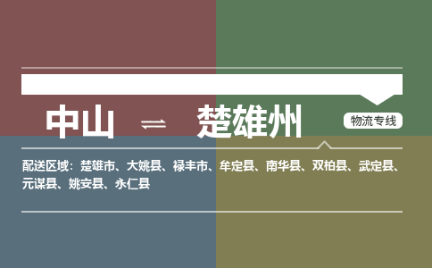 中山到楚雄州专线物流公司-中山到楚雄州物流专线-诚信立足