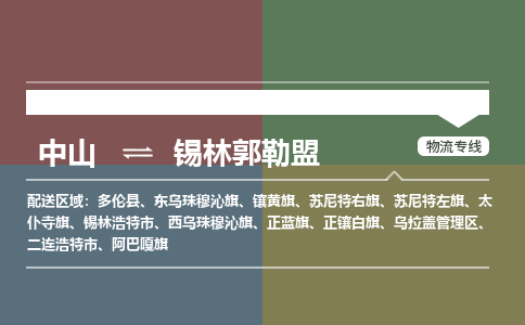 中山到锡林郭勒盟专线物流公司-中山到锡林郭勒盟物流专线-诚信立足