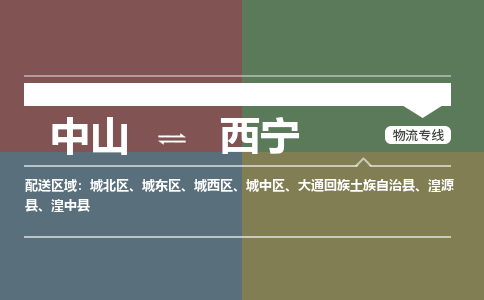 中山到西宁专线物流公司-中山到西宁物流专线-诚信立足